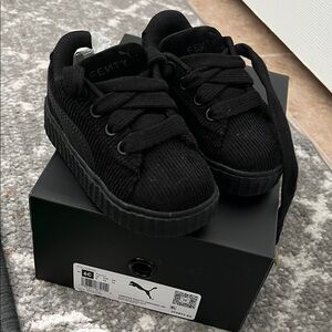 Puma Kids Black Sneakers